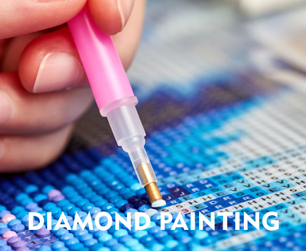 Diamond Painting wird erstelllt 