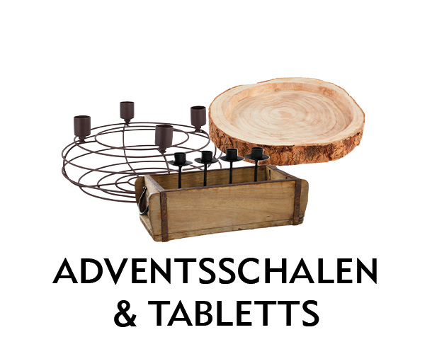 Adventsschalen & Tabletts von Nanu-Nana