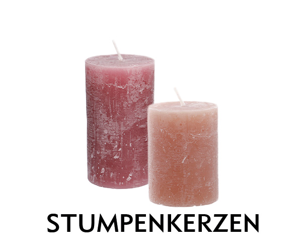 Stumpenkerzen von Nanu-Nana