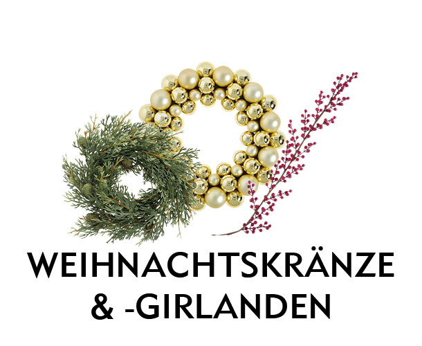 Weihnachtskraenze & Girlanden bei Nanu-Nana