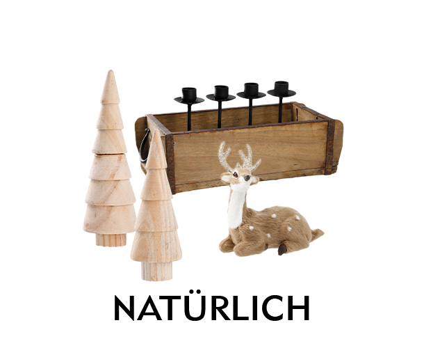 Natürliche Weihnachtsdeko